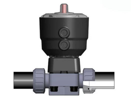 PP 2/2-Wege-Membranventil DK/CP, Verschraubung mit LS-Stutzen, DA, EPDM, Typ 382